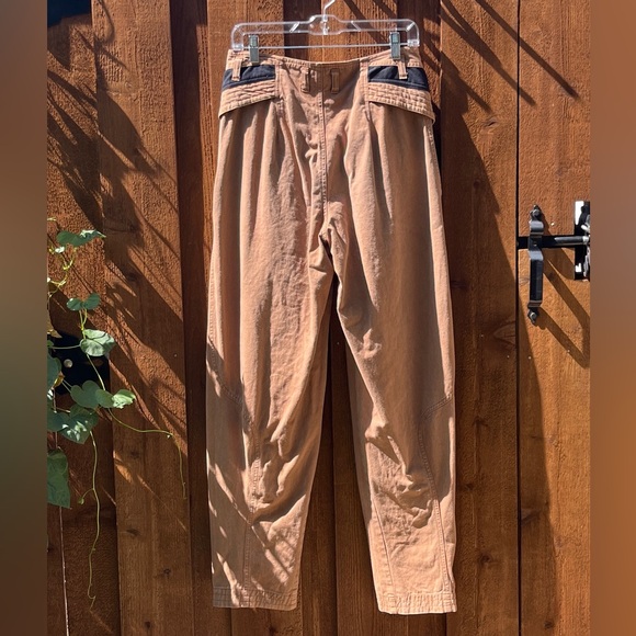 Vintage 1980’s Z. Cavaricci Pleated High Waist Tapered Pants Brown Size 31 EUC - Picture 2 of 7